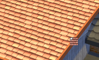 La modification des surfaces de toit se fait en deux clics