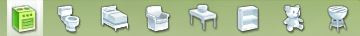 Les Sims 4™ regroupe les objets selon 8 types de pièces