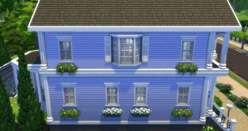 La disposition des fenêtres est essentielle sur les façades des constructions, dans Les Sims 4 comme dans la vraie vie