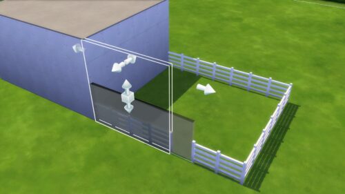 Comblez l'espace vide à l'aide des clôtures adjacentes ou d'un autre bout de clôture
