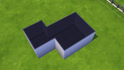 Avant de décompter les carreaux de notre Mini-Maison Sims 4, commençons par en tracer les pièces
