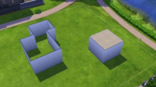 Ce bloc de pièce va nous permettre de placer le toit de votre construction Sims 4