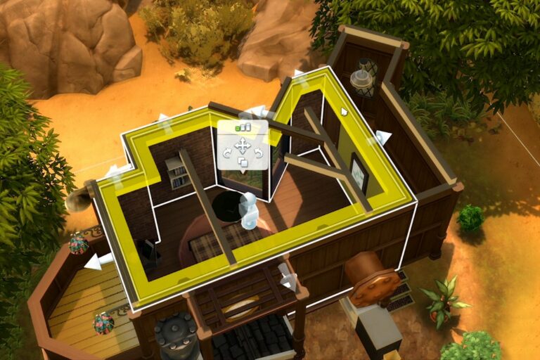 Recréez un plafond sous le toit de votre mini-maison Sims 4