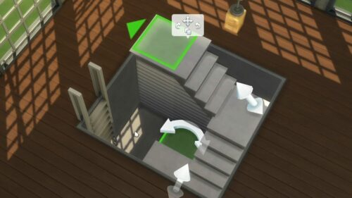 Les escaliers modulaires et les échelles sont de précieux alliés pour créer des plateformes des Sims 4