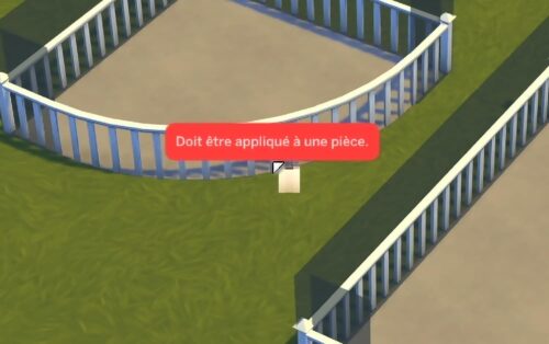 Les Sims 4 est un peu capricieux avec les clôtures arrondies : mais ne vous laissez pas faire !