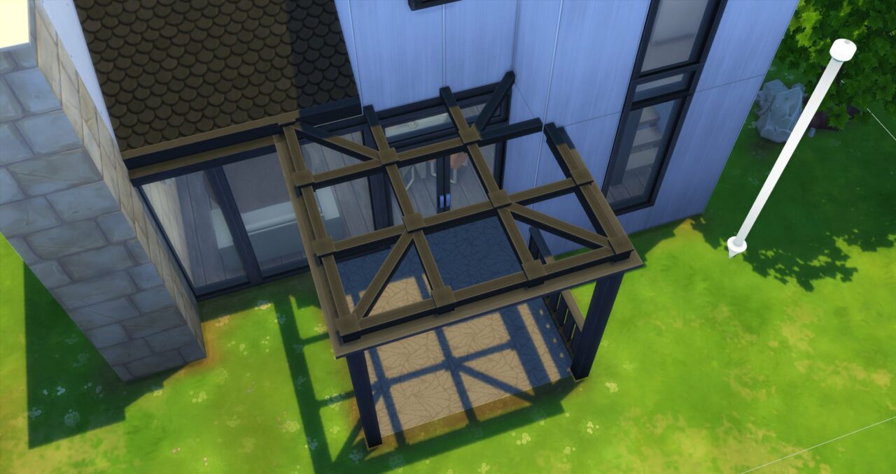 L'outil Clôture des Sims 4 offre beaucoup de possibilités pour le design de vos pergolas