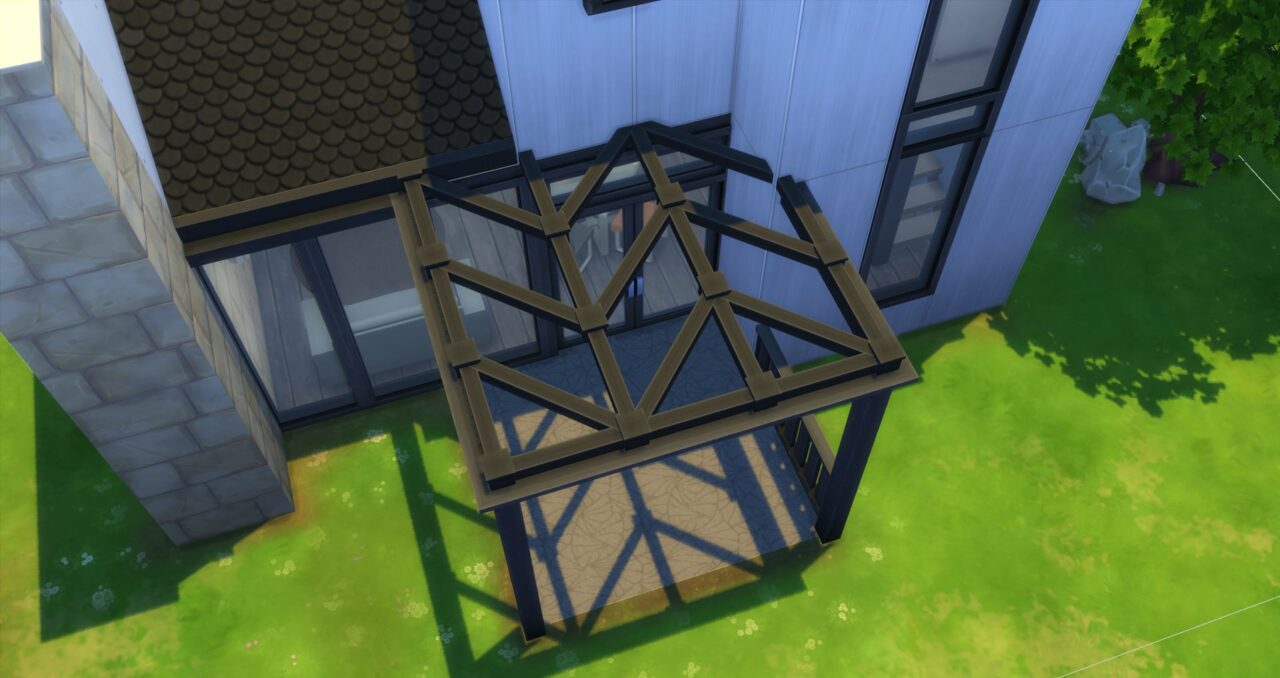 L'outil Clôture des Sims 4 offre beaucoup de possibilités pour le design de vos pergolas