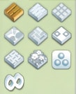 Les motifs de sol des Sims 4 sont organisés en différentes catégories