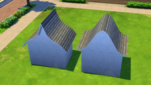 Les points de courbure supplémentaire démultiplient les possibilités des toitures