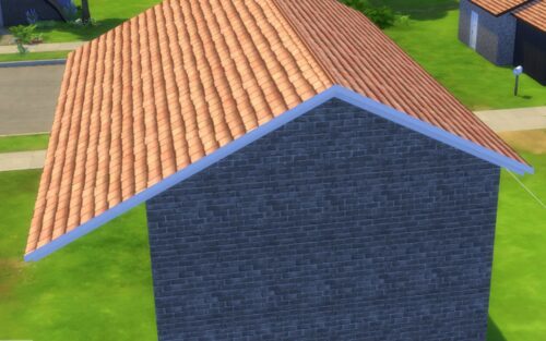 Les rebords de toits des Sims 4 peuvent être ajoutés seulement sur un seul versant du toit