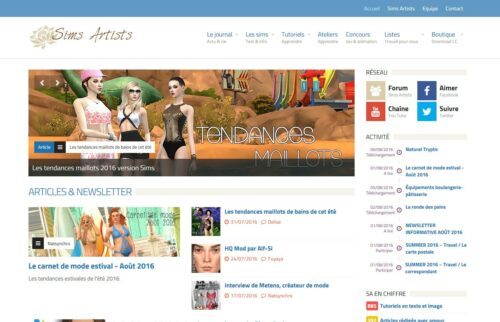 Le forum Sims Artists