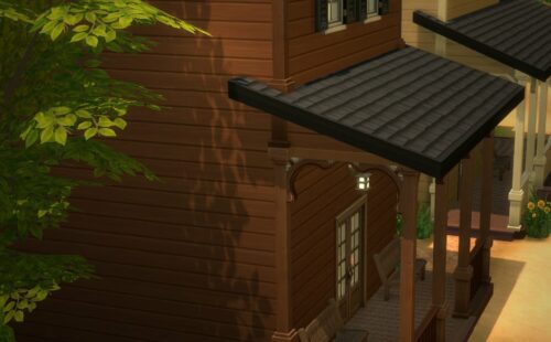 Les tympans permettent d'ajouter du réalisme à vos constructions Les Sims 4